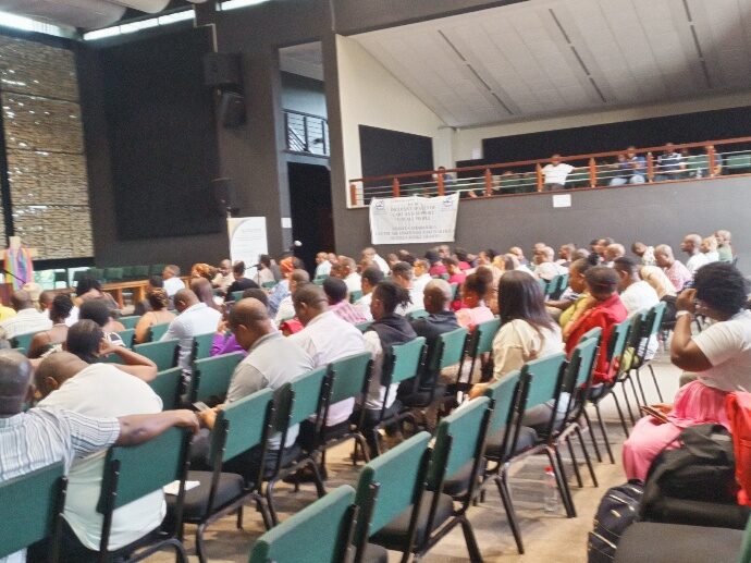 Audience at the book launch
